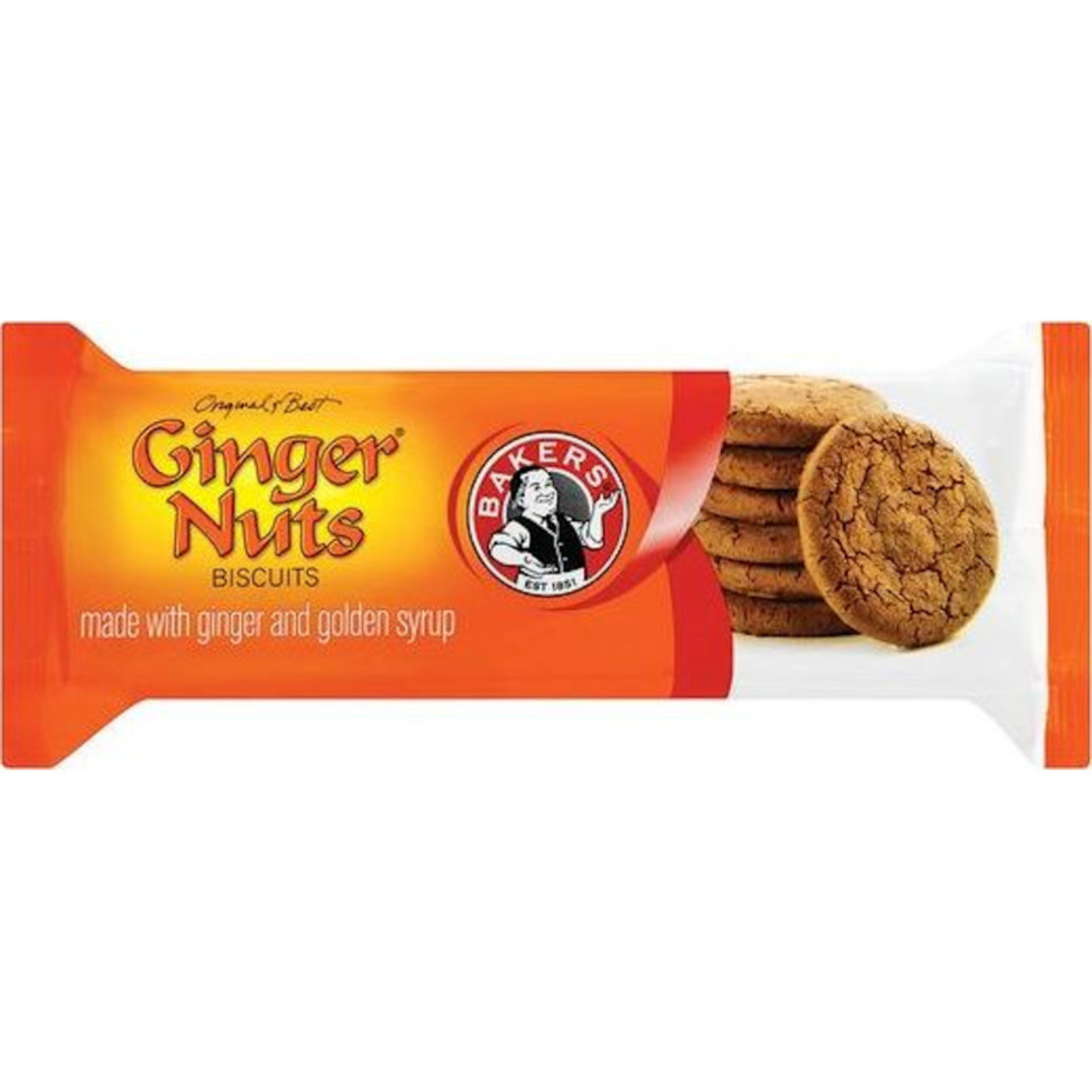 Bakers Ginger Nuts 190 gr