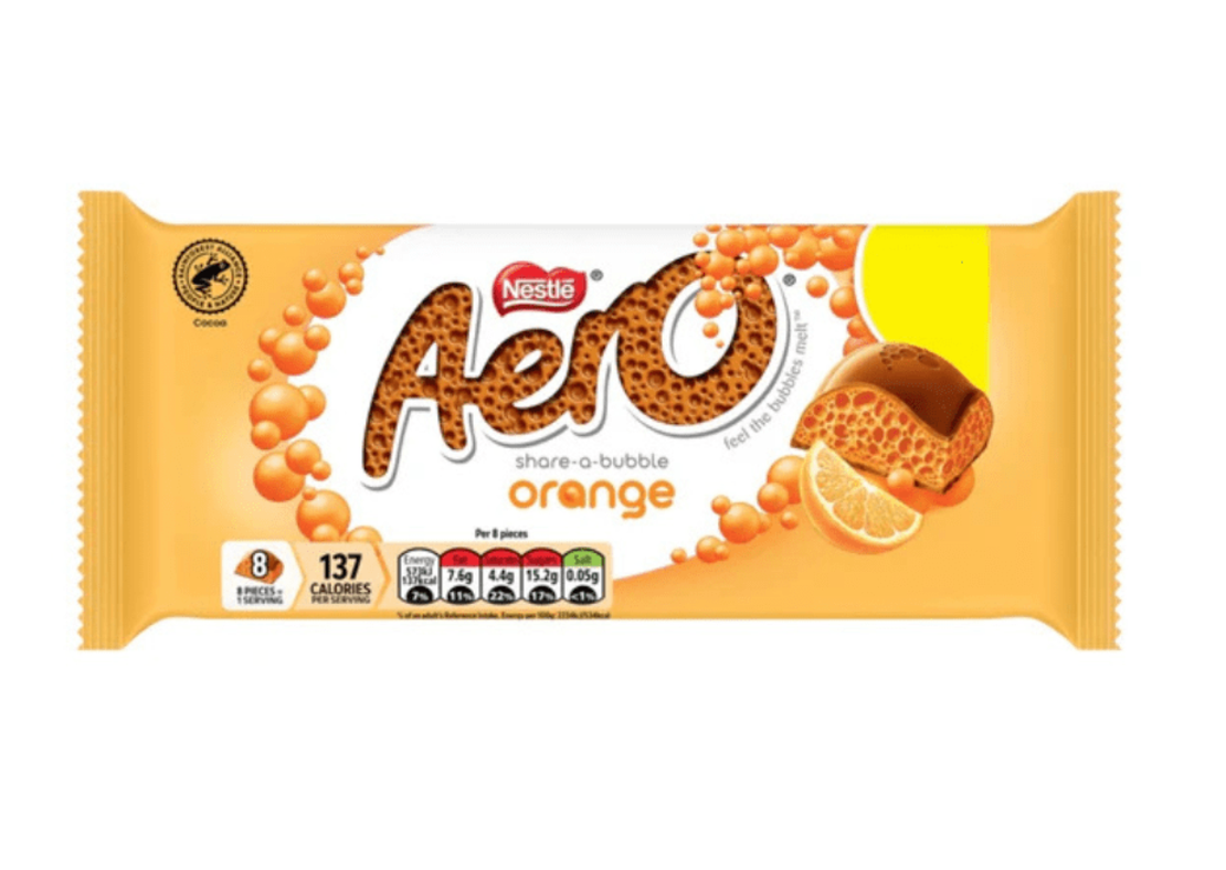 Nestle (UK) Aero Orange 90gr