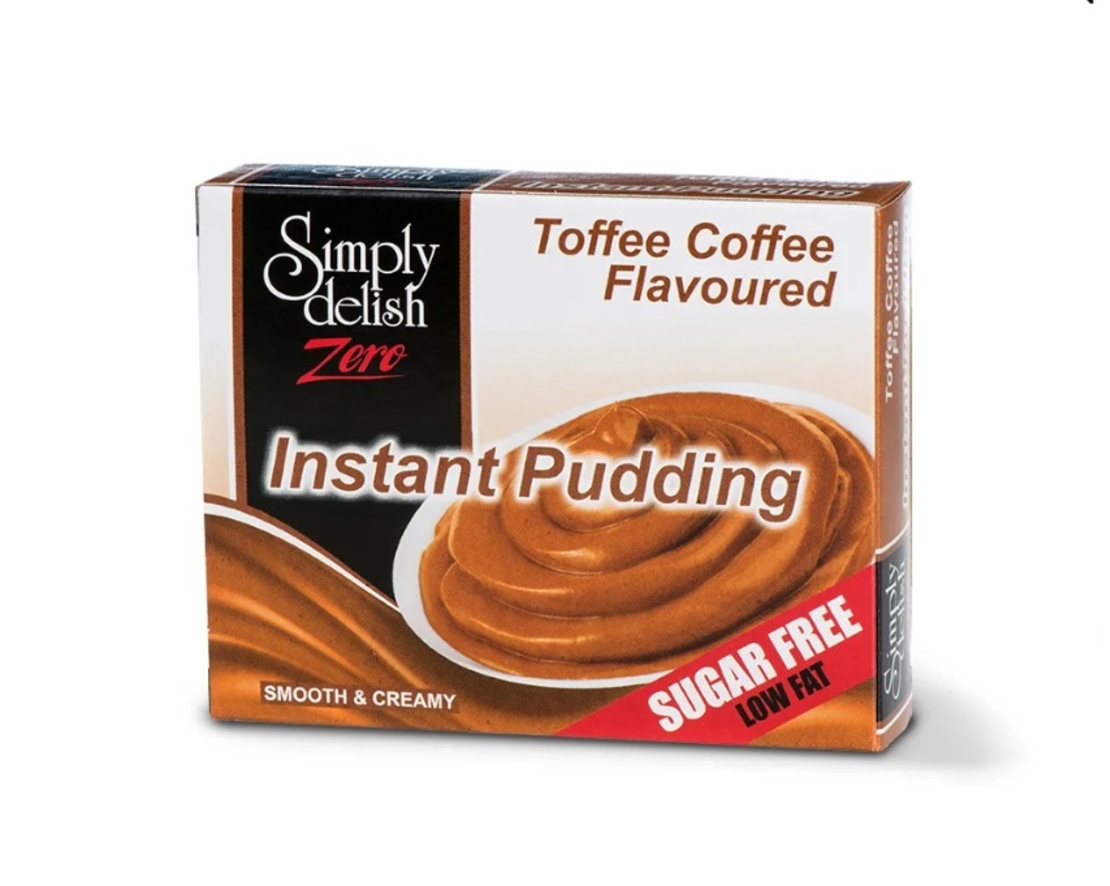 סימפלי דליש פודינ'ג בטעם טופי קפה ללא סוכר 40 גר