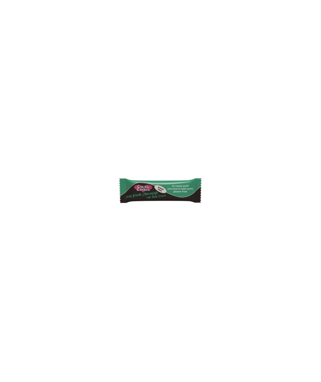 Clearance - Sugar Free 70% Dark Chocolate with Mint Crunch 50g