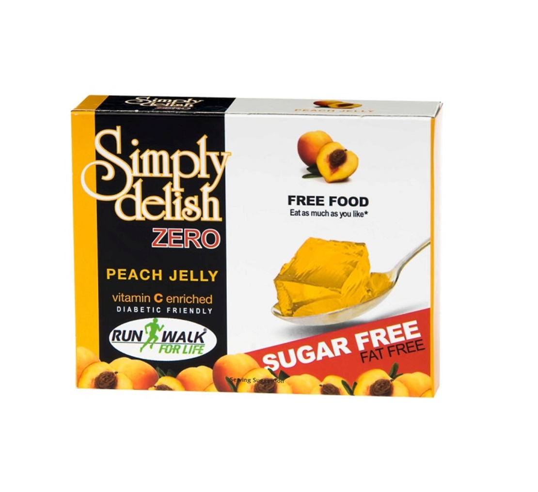 Simply Delish Zero Jelly 8 gr - Peach