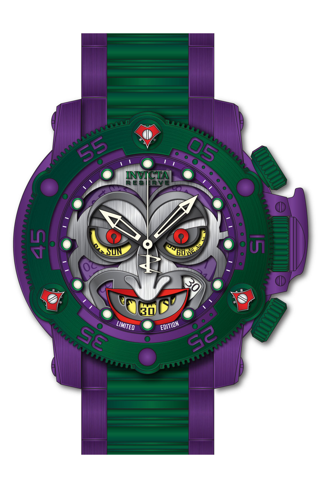שעון Joker DC Comics לגבר דגם 34936