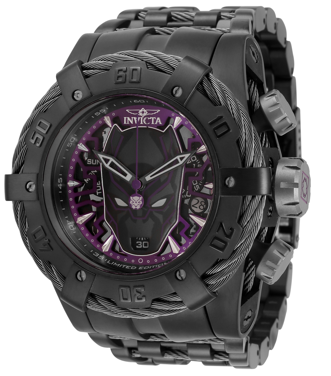 שעון Invicta Marvel Black Panther לגבר דגם 35166