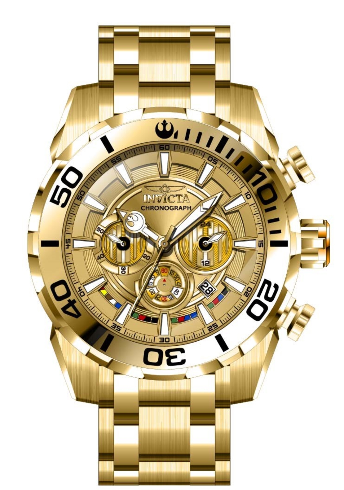 שעון Invicta Star Wars לגבר דגם 35068