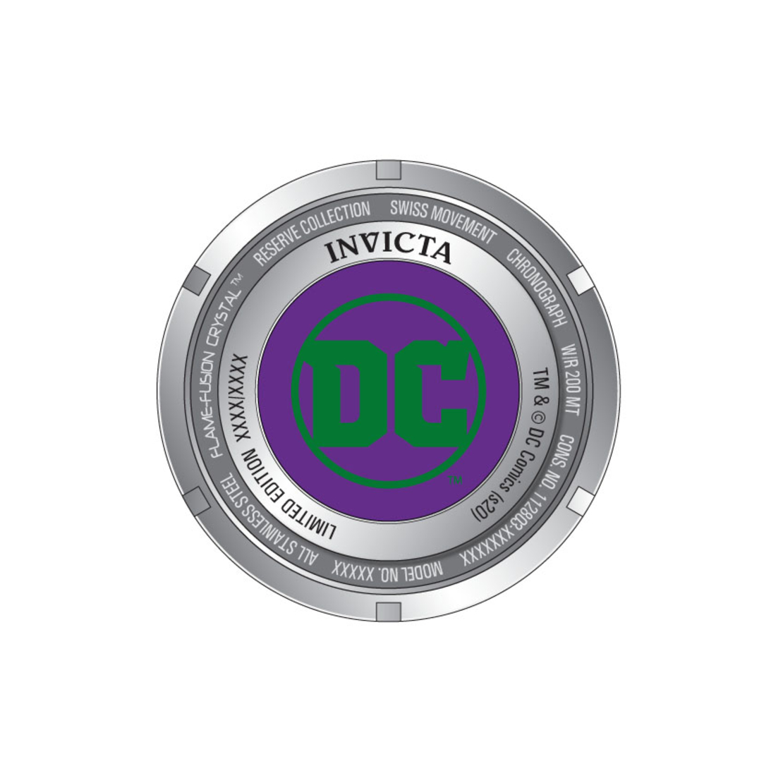 שעון Joker DC Comics לגבר דגם 34936