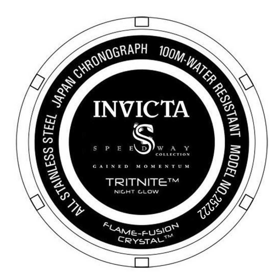 שעון Invicta Speedway לגבר דגם 25222