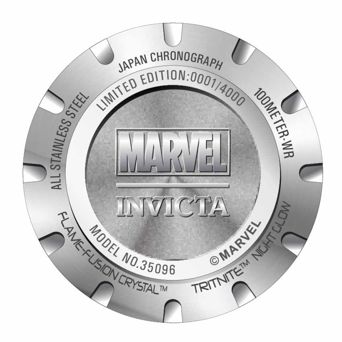 שעון Invicta Marvel Spiderman לגבר דגם 35096