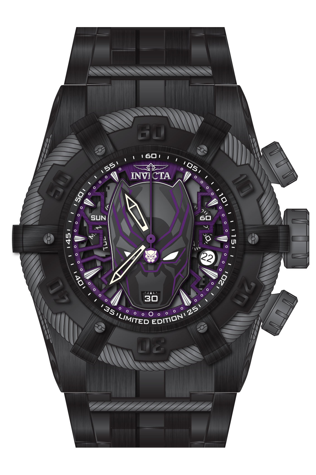 שעון Invicta Marvel Black Panther לגבר דגם 35166