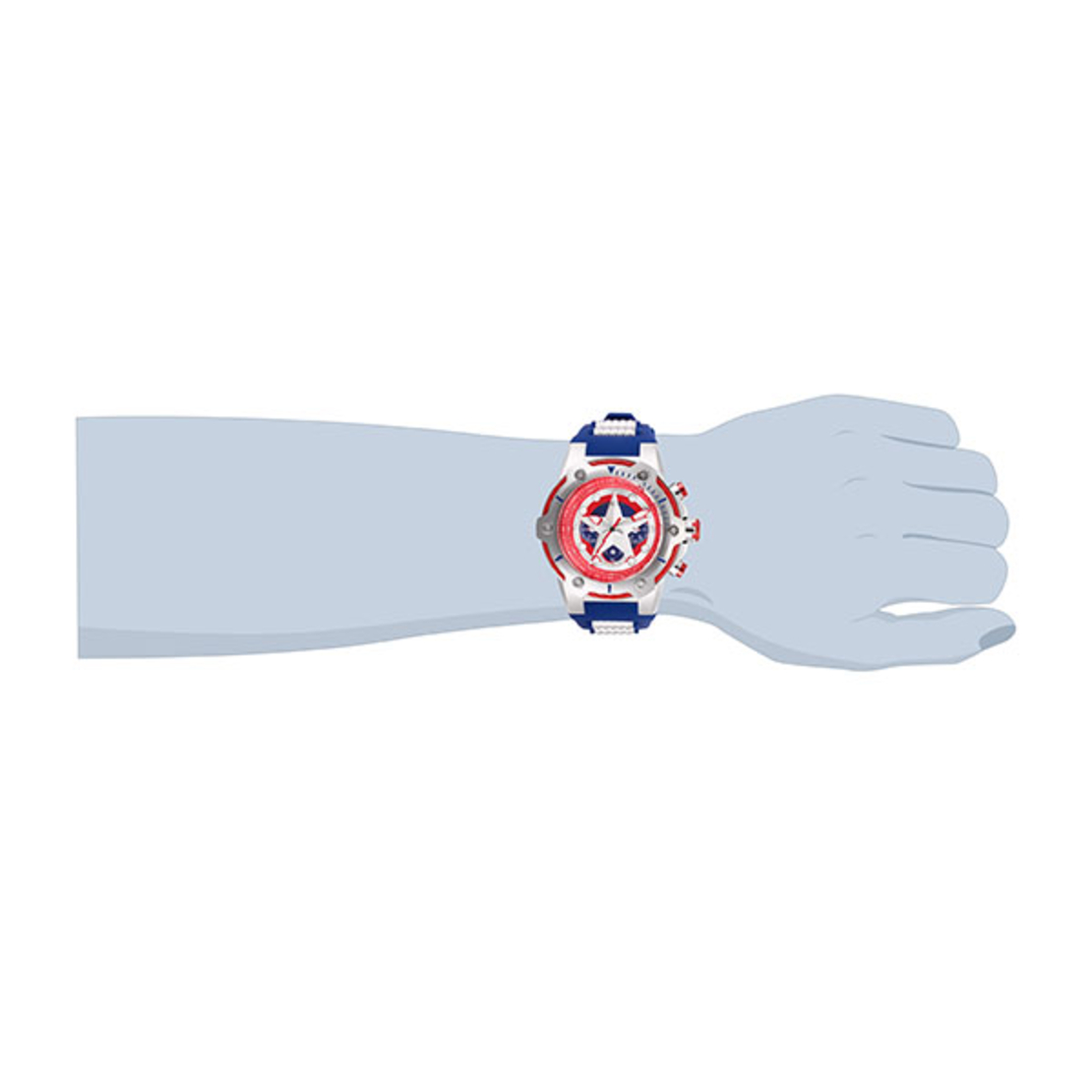 שעון Invicta Marvel Captain America לגבר דגם 26894
