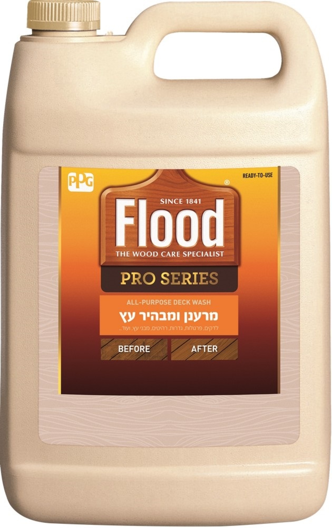 מרענן ומבהיר עץ All Purpose Deck Wash Flood