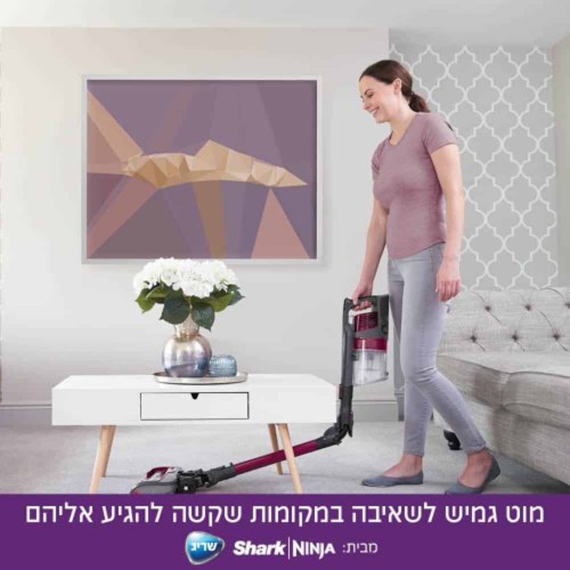 שואב אבק אלחוטי נטען Shark IZ251 שארק