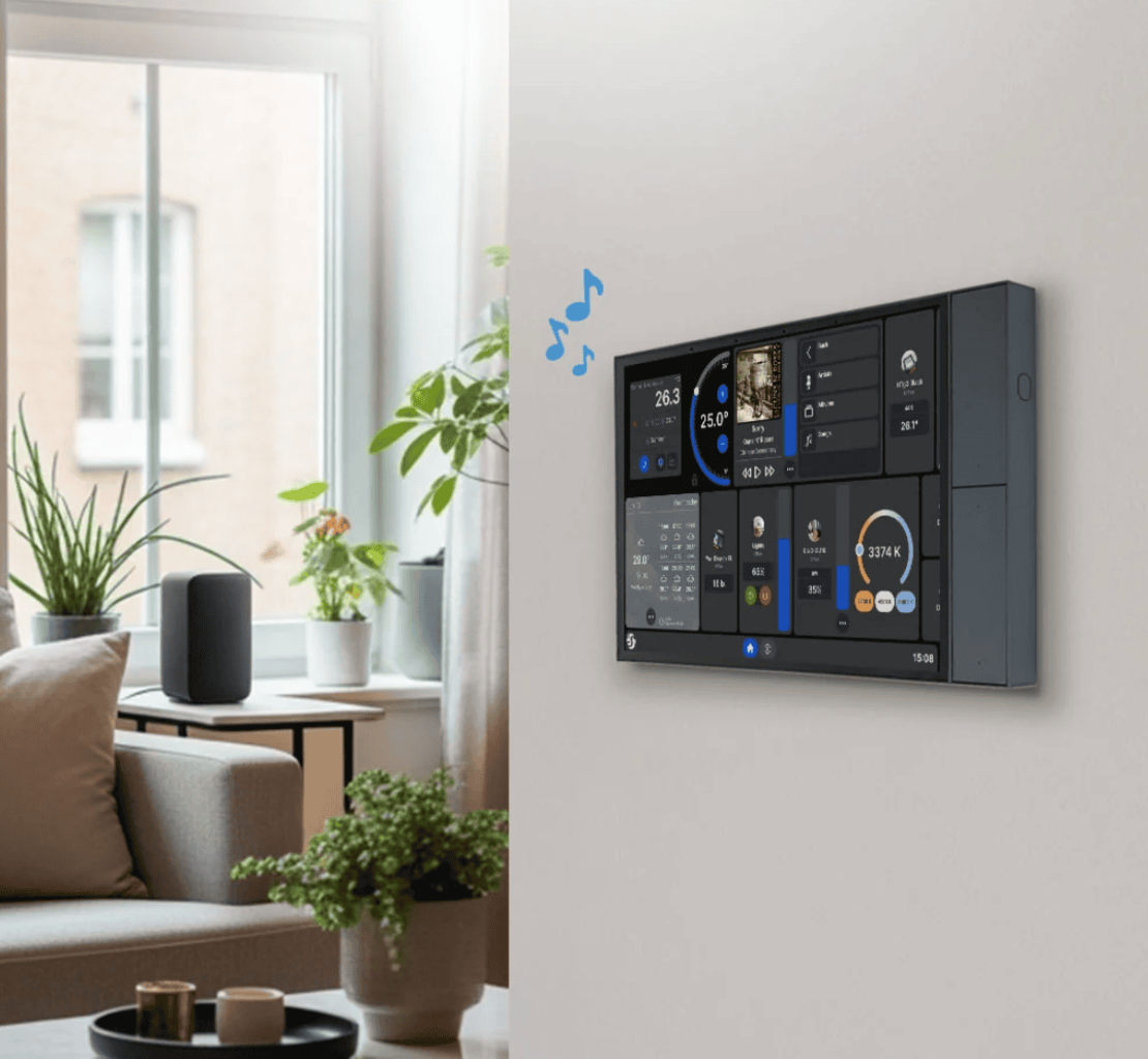 מסך שליטה חכם עם מסך מגע Shelly Wall Display XL