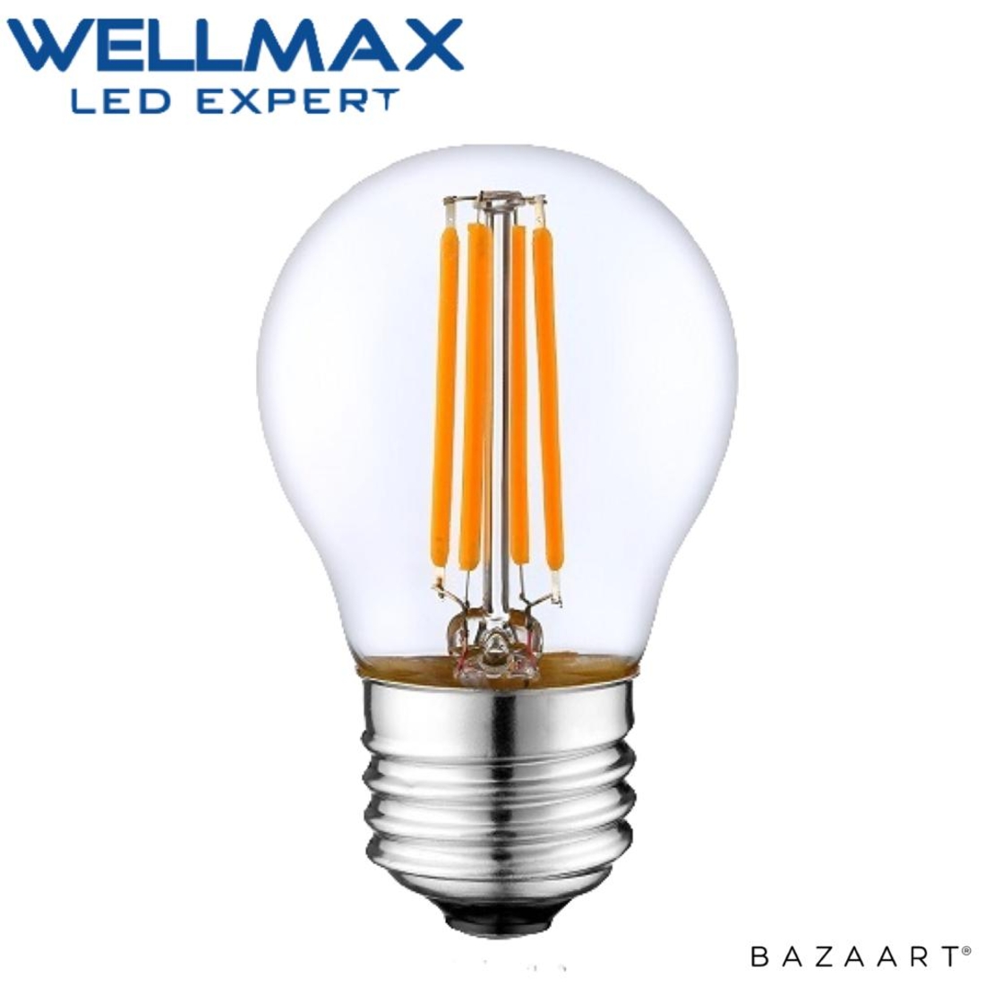 נורת כדור פחם לד 3000K 6W E-27