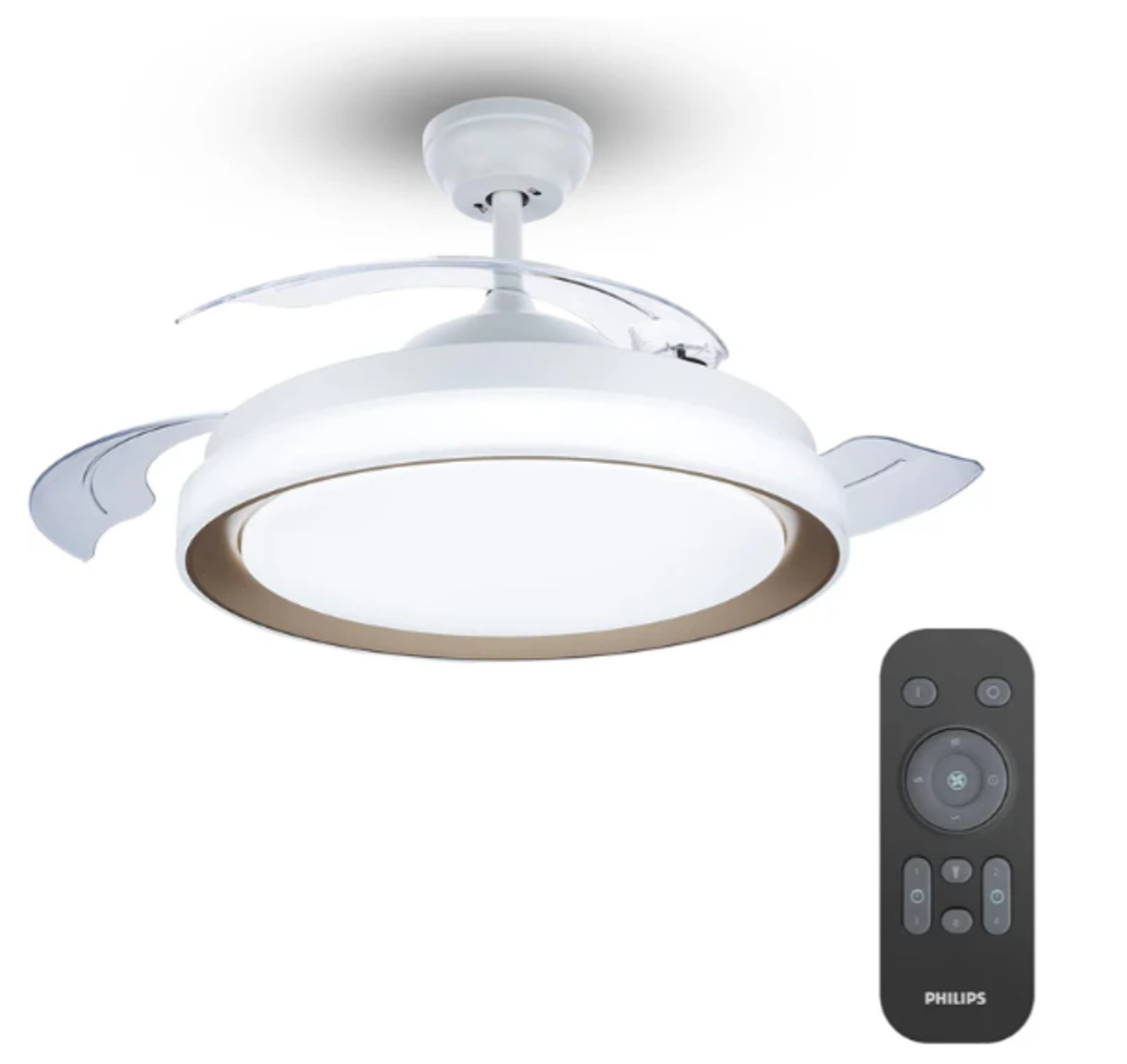 מאוורר תקרה זהב להבים נשלפים Bliss Philips