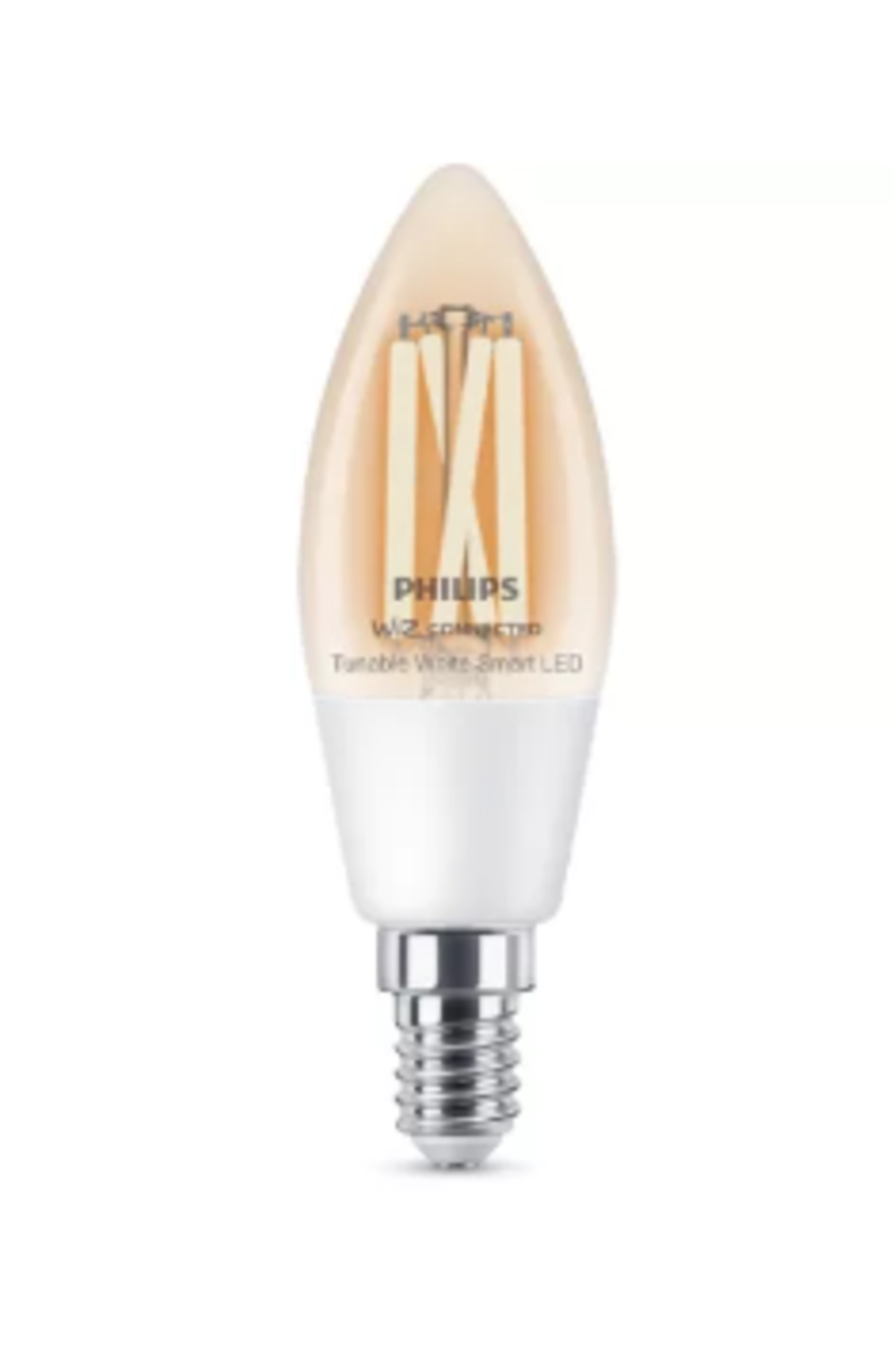 נורת נר חכמה שקופה Philips Smart LED Filament 4.9W