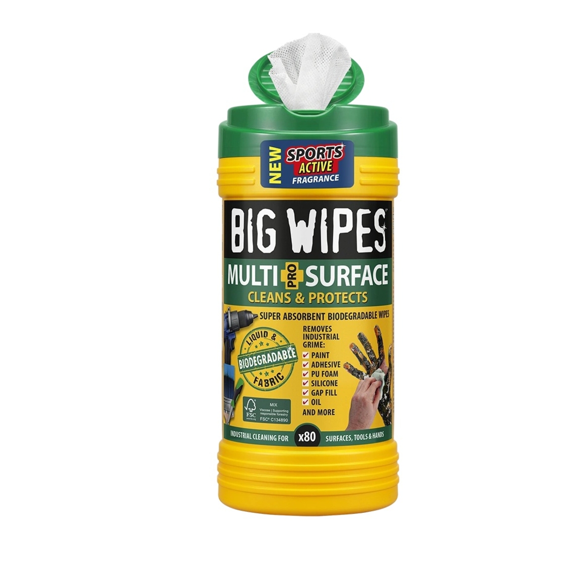 מגבונים לניקוי משטחים Big Wipes