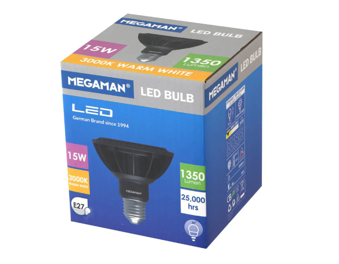 נורת לד PAR 30 15W MEGAMAN