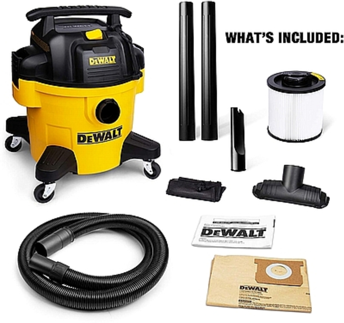 שואב אבק חשמלי יבש/רטוב DeWALT 23L