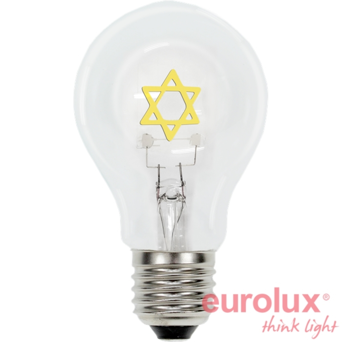 נורת לד עם צורת מגן דוד