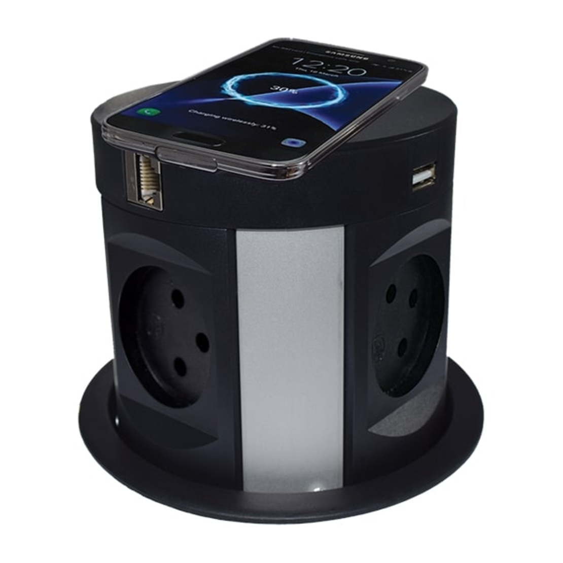 עמדת שקעים שולחנית שקועה Innera Climb Qi