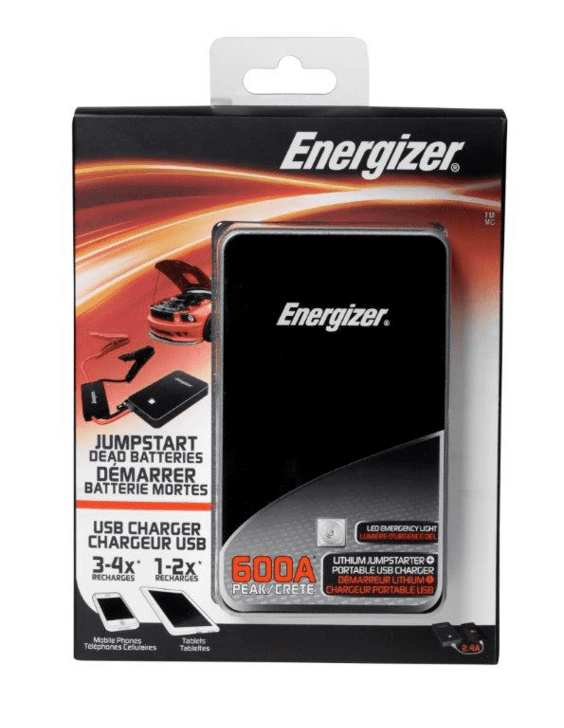 בוסטר התנעה לרכב Energizer 600A