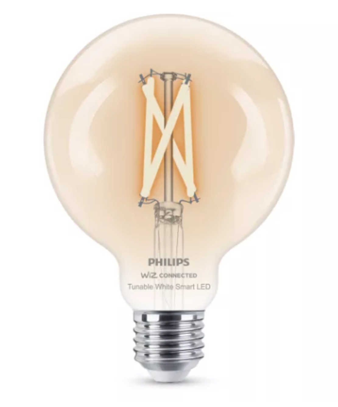 נורה חכמה שקופה גלוב 95 Philips Smart LED Filament 7W