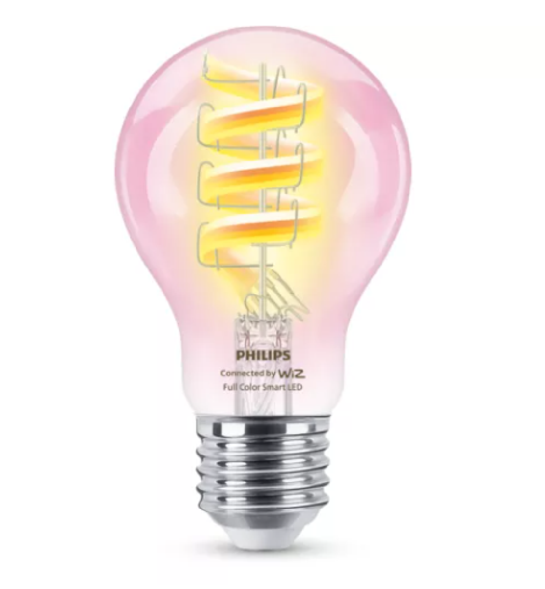 נורת חכמה צבעונית Philips Smart LED Filament A60 4.9W