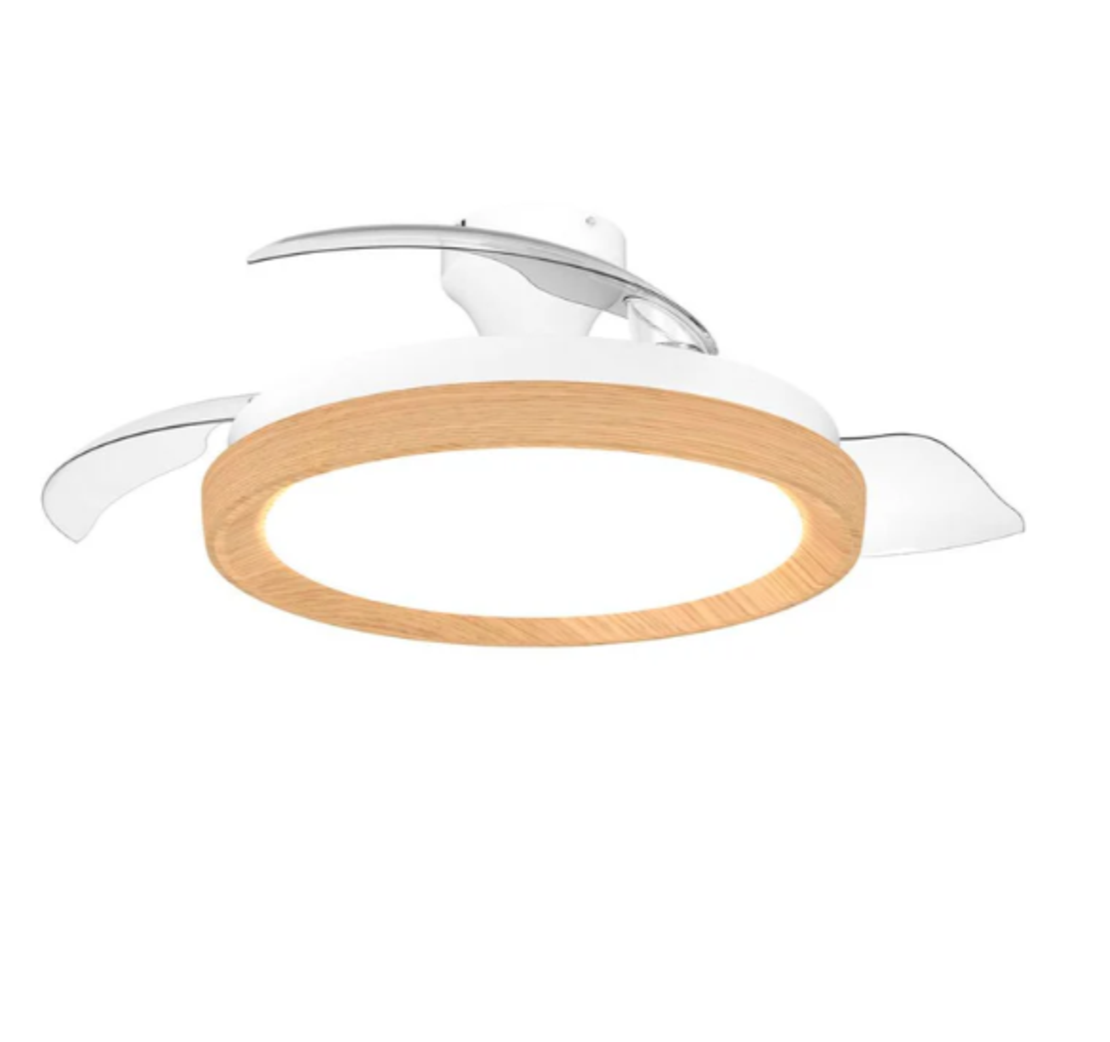 מאוורר תקרה עץ להבים נשלפים Bliss Philips