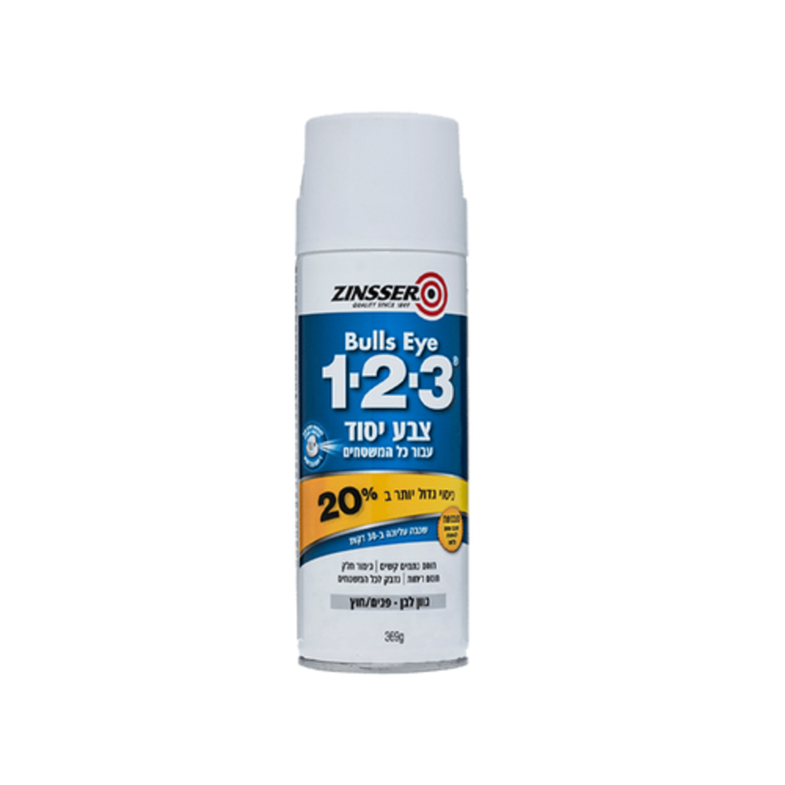 ספרי צבע פריימר 1.2.3 RUST-OLEUM