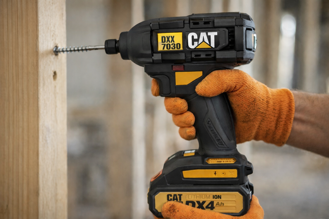 מברגת אימפקט נטענת CAT 18V - גוף בלבד