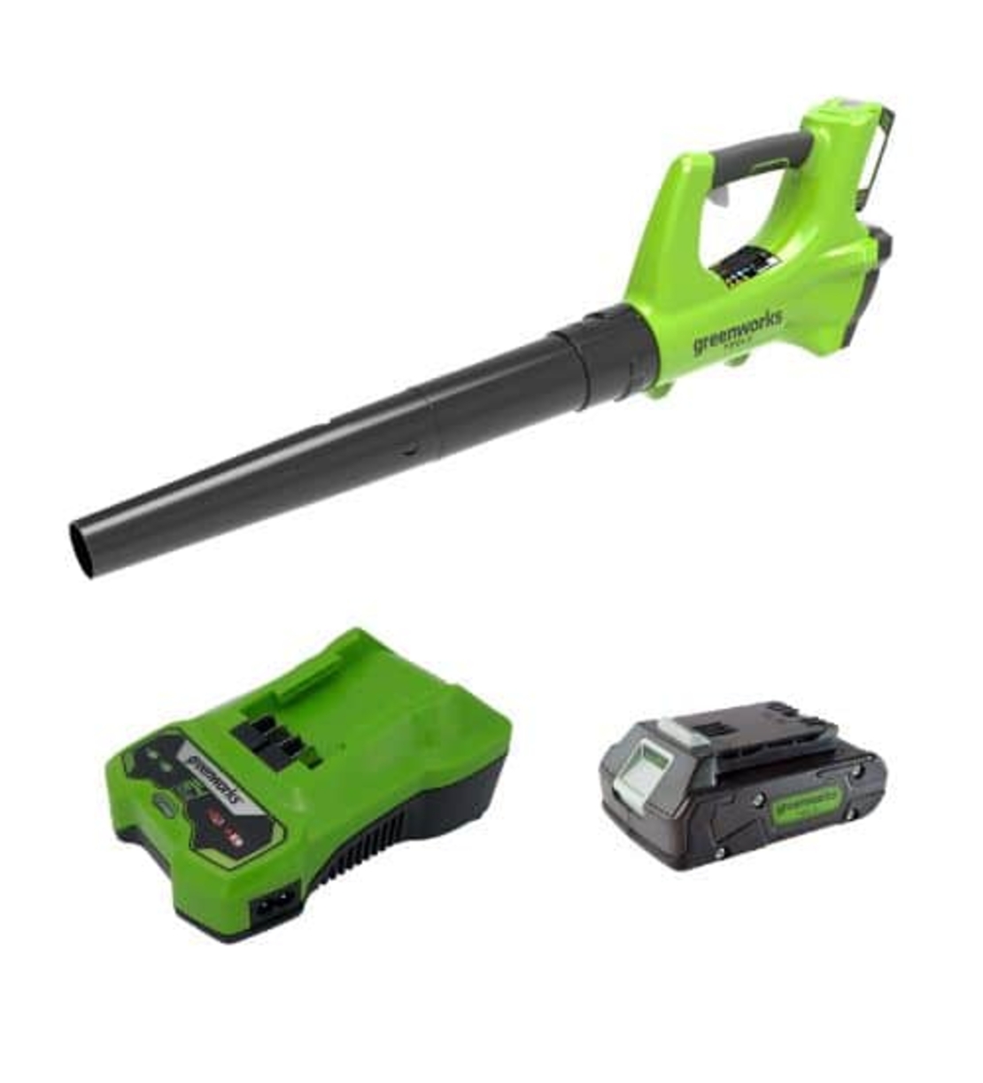מארז מפוח נטען greenworks 24V