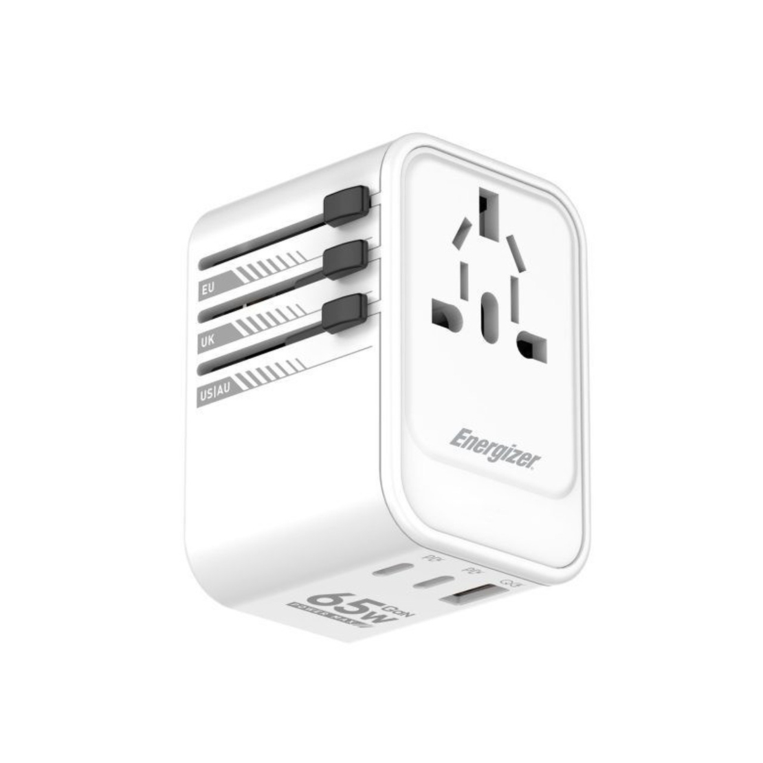מעביר אוניברסלי משולב מטען Energizer 65W