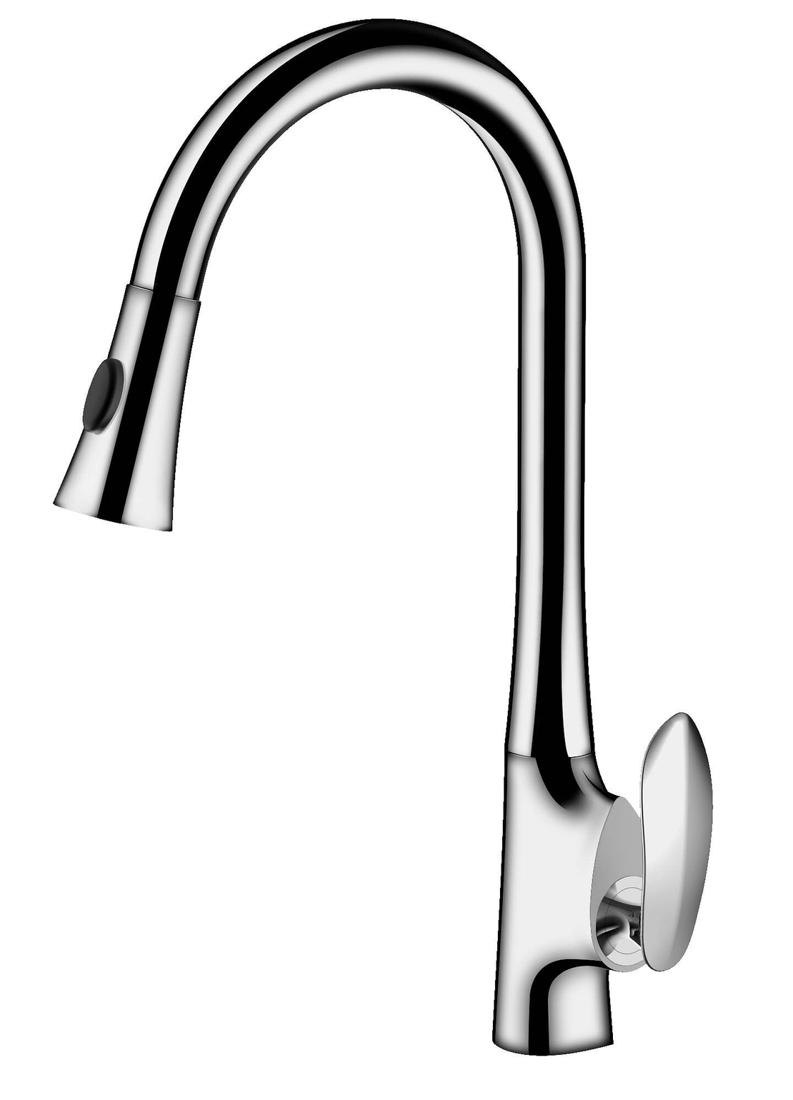 ברז מטבח נשלף MARY כרום ניקל AQUILA PREMIUM