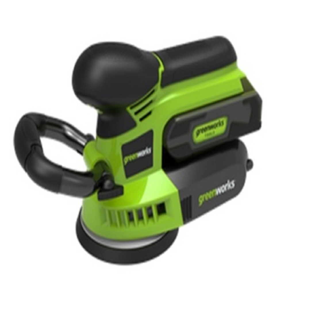 מלטשת אקסנטרית נטענת 24V - גוף בלבד greenworks