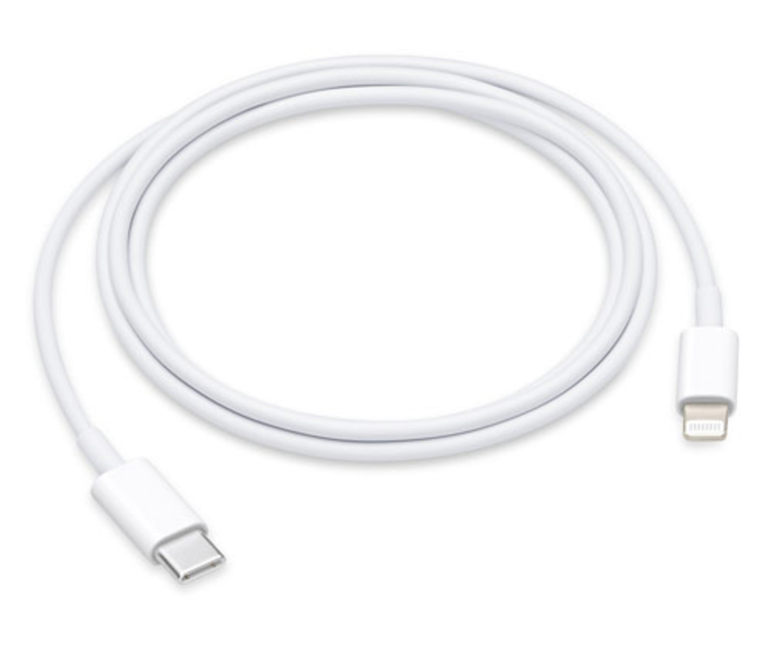 כבל טעינה וסנכרון לאייפון מ-USB Type-C ל-Lightning מקורי כ-1 מ'