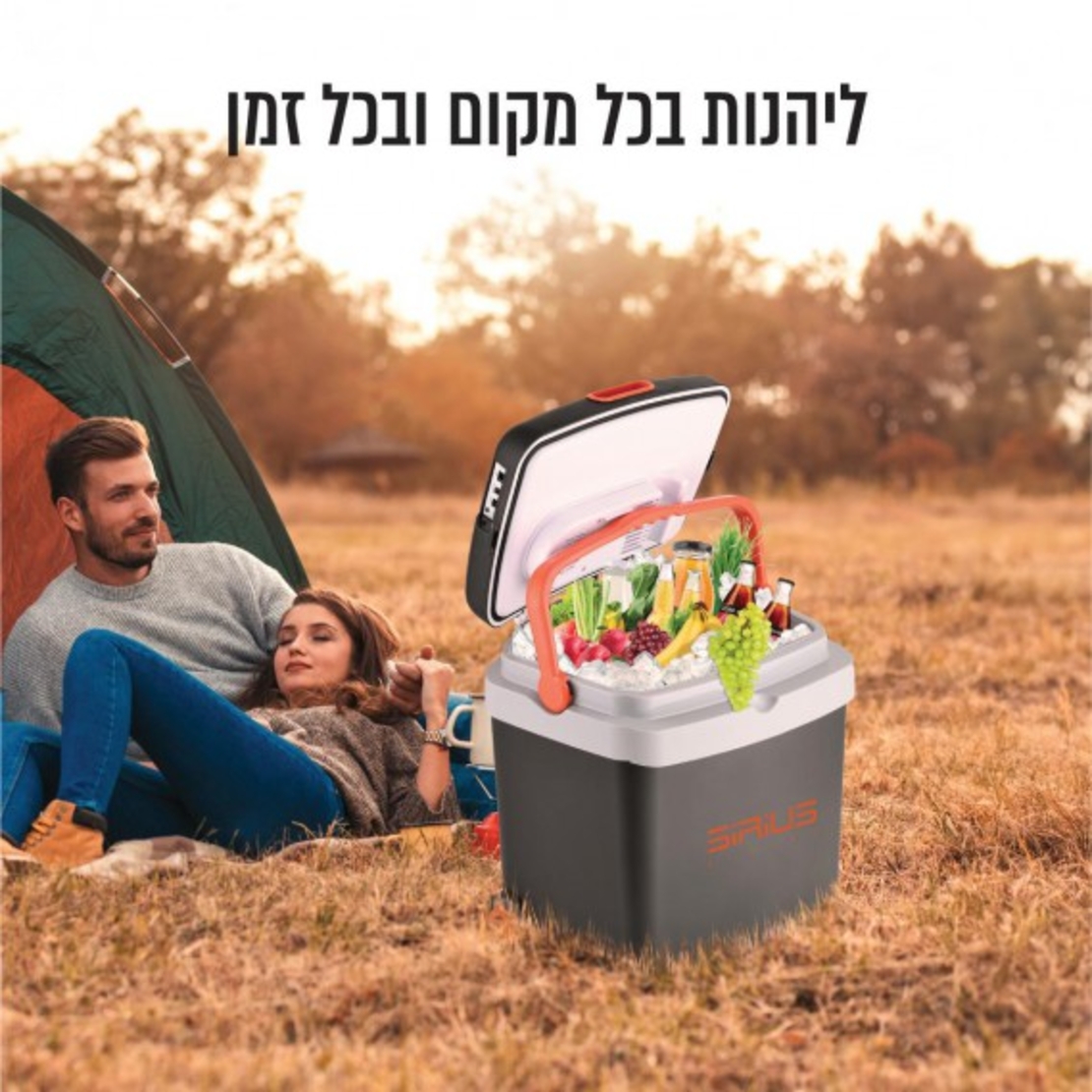 צידנית קירור/חימום חשמלית לרכב ולבית 33 ליטר