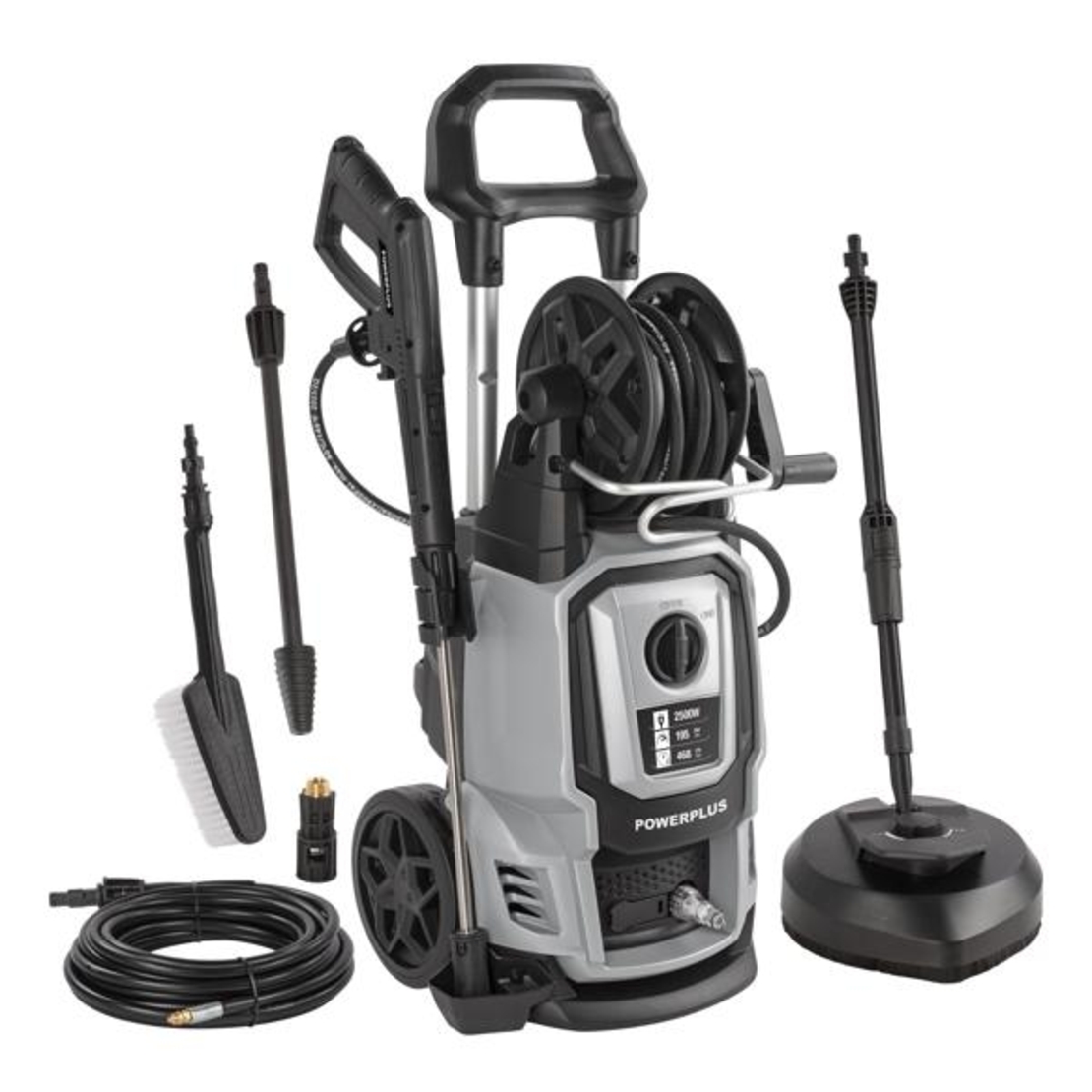 מכונת שטיפה בלחץ (גרניק) מנוע אינדוקציה POWXG90426 2500W Power plus