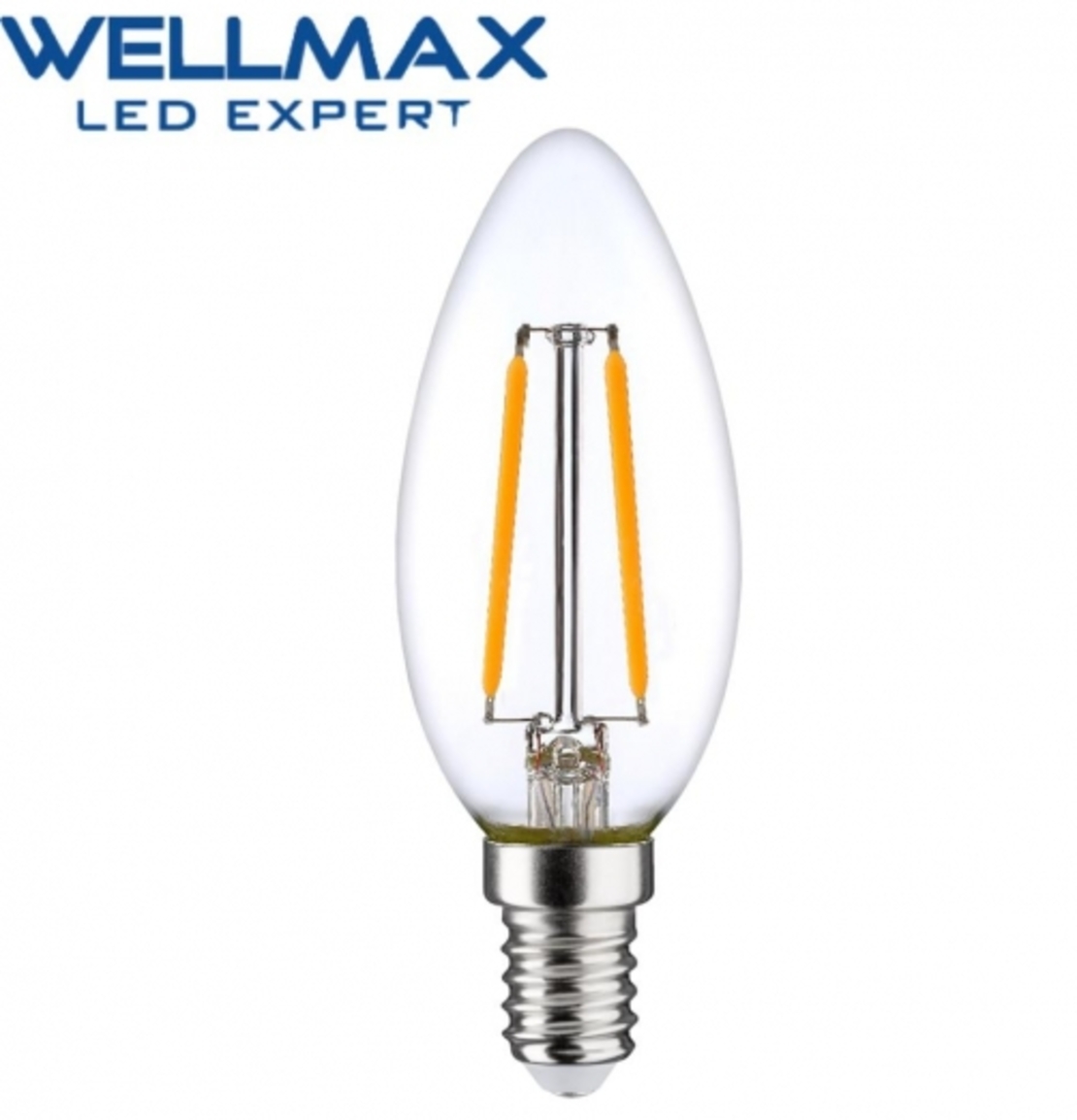 נורת נר פחם לד 3000K 6W E-14