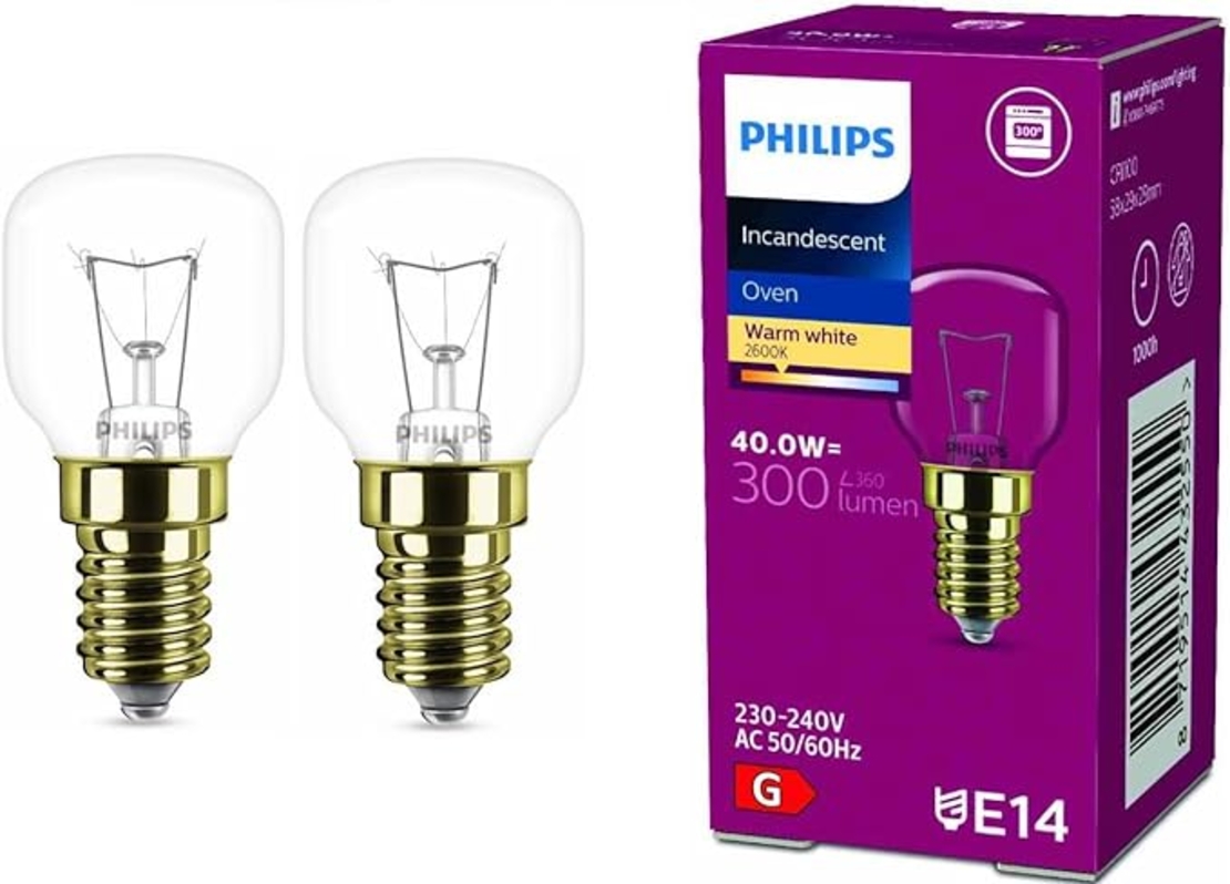 נורת כדור לתנור PHILIPS 40W E14