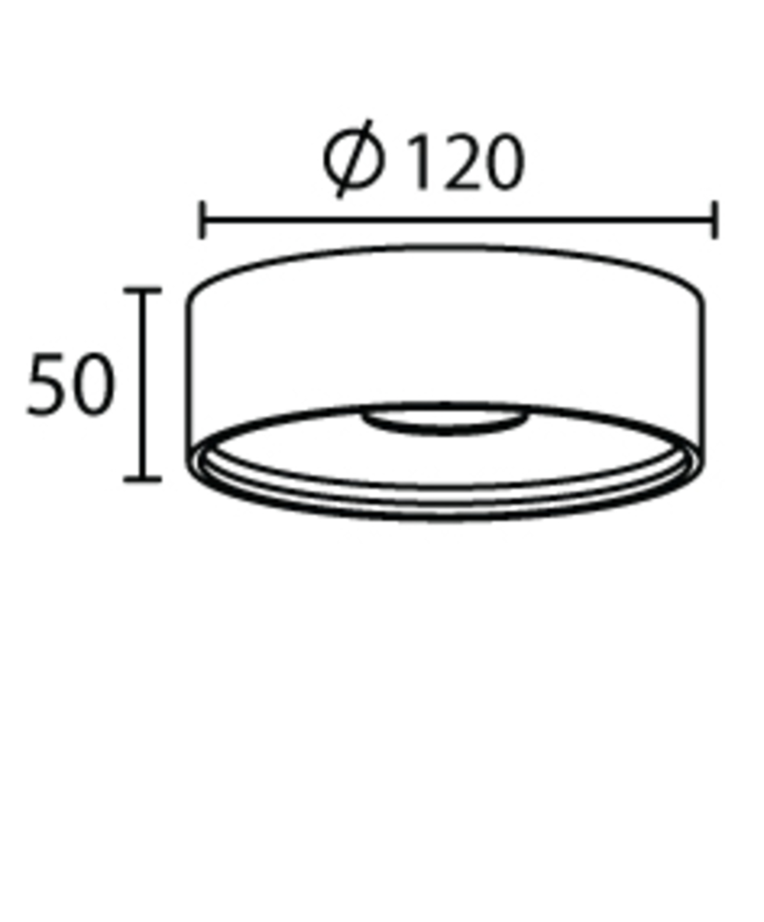 צילינדר צמוד תקרה 18W