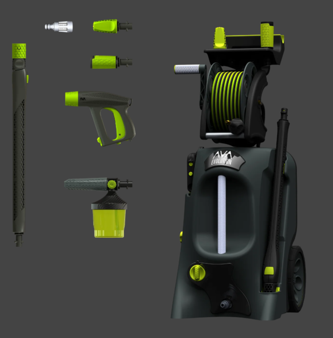מכונת שטיפה בלחץ ( גרניק ) 150 בר מקצועית AVA Evolution P70