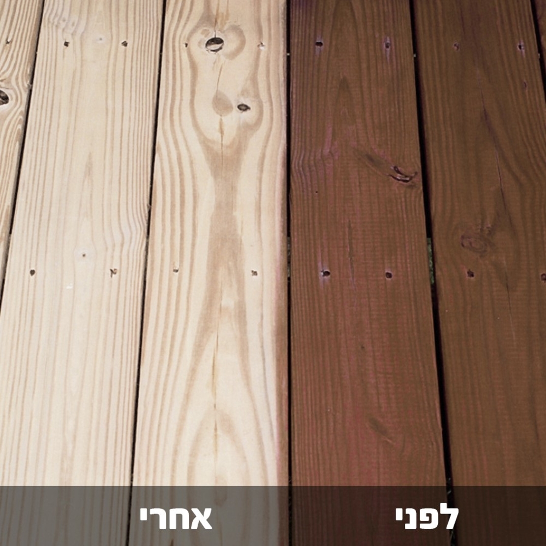 מסיר גימורים ומנקה עץ Wood Stripper Flood