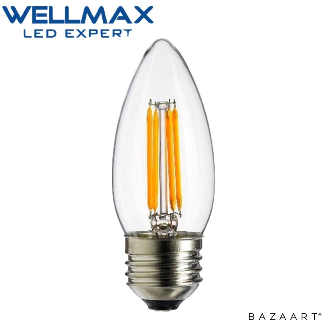 נורת נר פחם לד 3000K 6W E-27