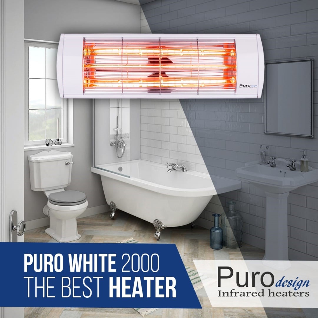 תנור אינפרא 2000 PURO WHITE