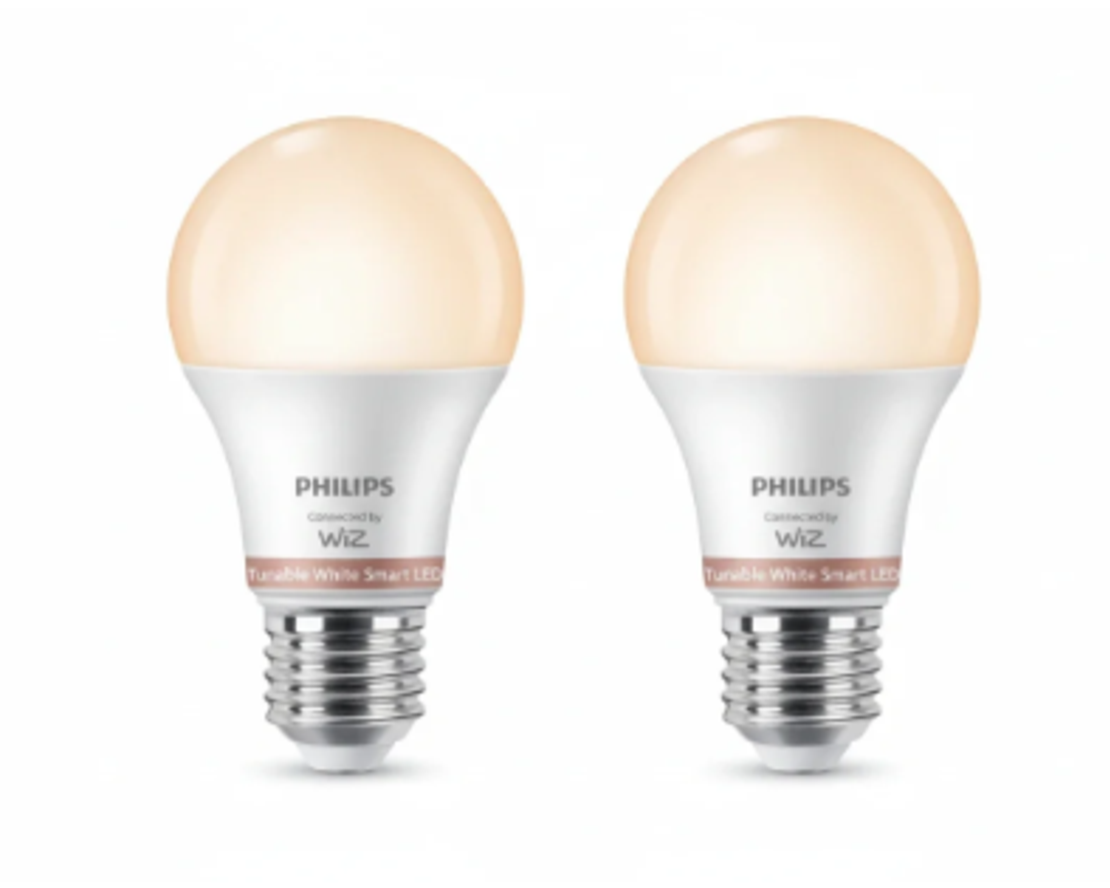מארז זוג נורות חכמות Philips Smart LED A60 8.5W