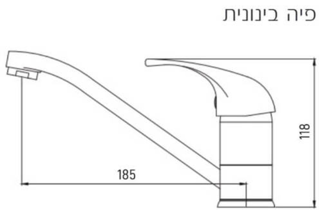 ברז פרח COLOMBA - פיה בינונית