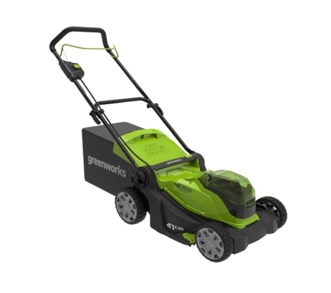 מכסחת דשא נטענת נדחפת 48V - גוף בלבד greenworks