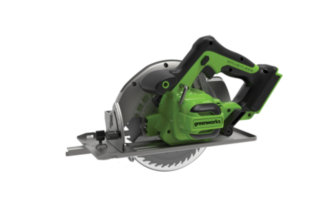 מסור עגול נטען 24V - גוף בלבד greenworks