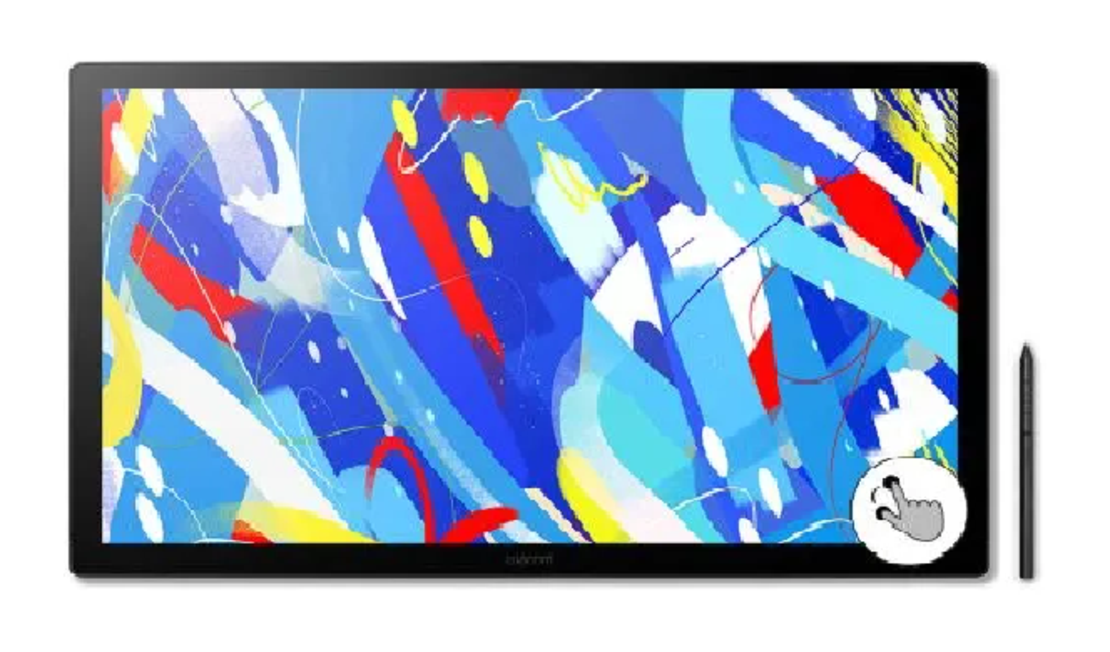 לוח גרפי וואקום Wacom Cintiq 24 Touch Multi-touch Graphic Pen Display with Adjustable Stand