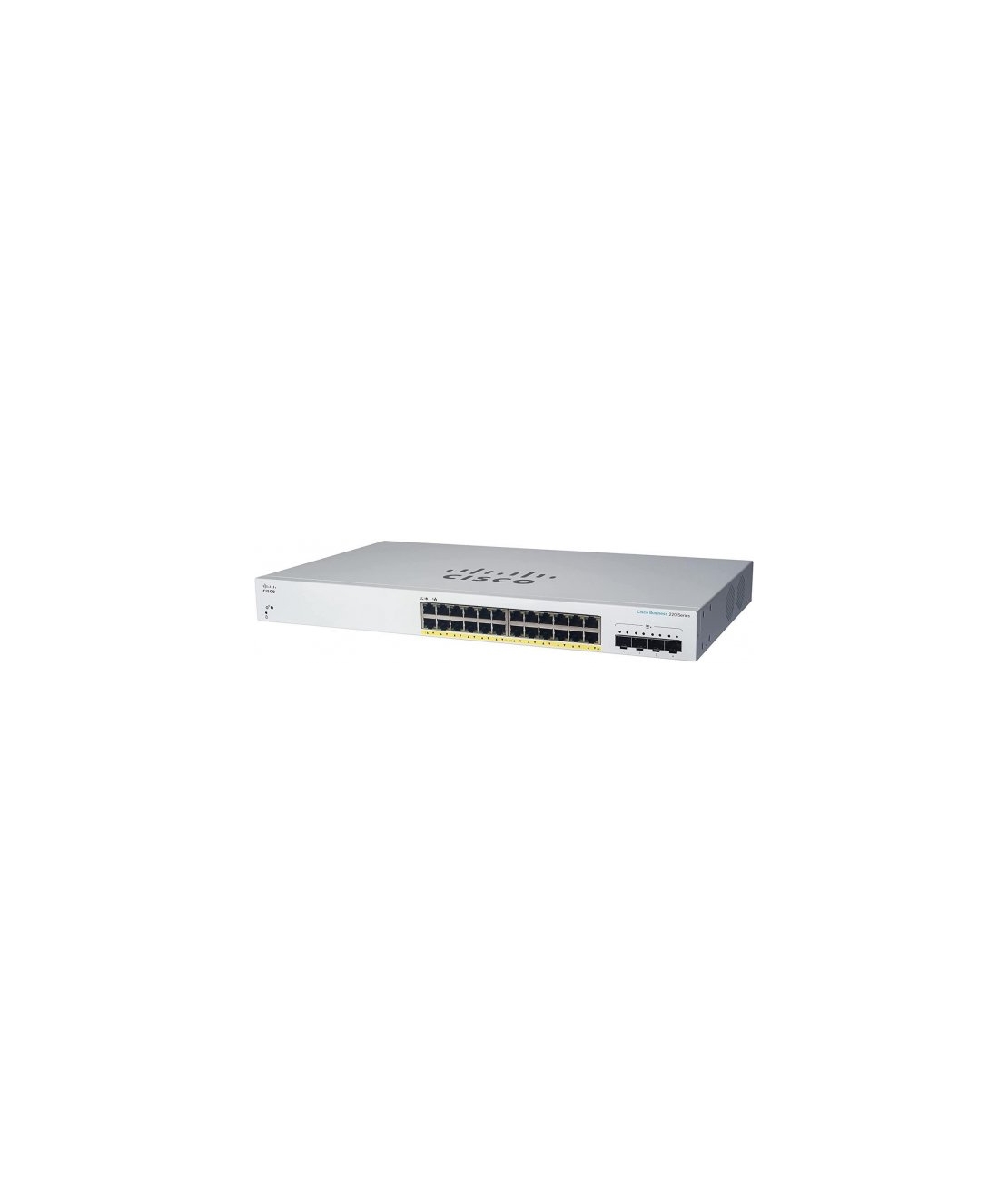 Cisco Business 24-Port Gigabit PoE RJ45 + 4-Port Gigabit SFP CBS220-24P-4G-EU